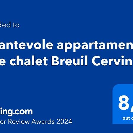Incantevole Appartamento Stile Chalet Breuil Cervinia Екстериор снимка
